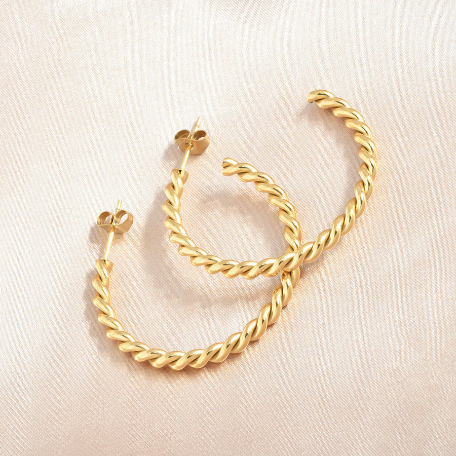 Twisted Rope Earrings