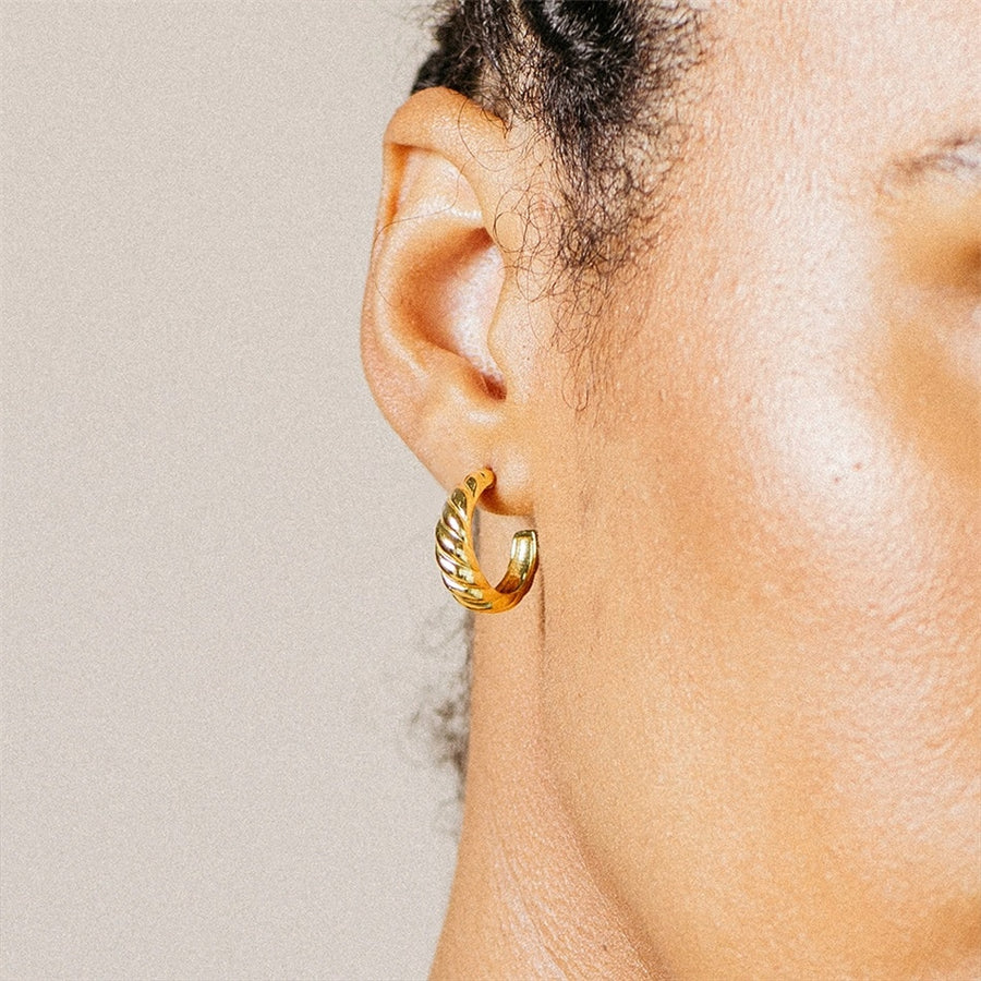 Coil Hoop Earrings