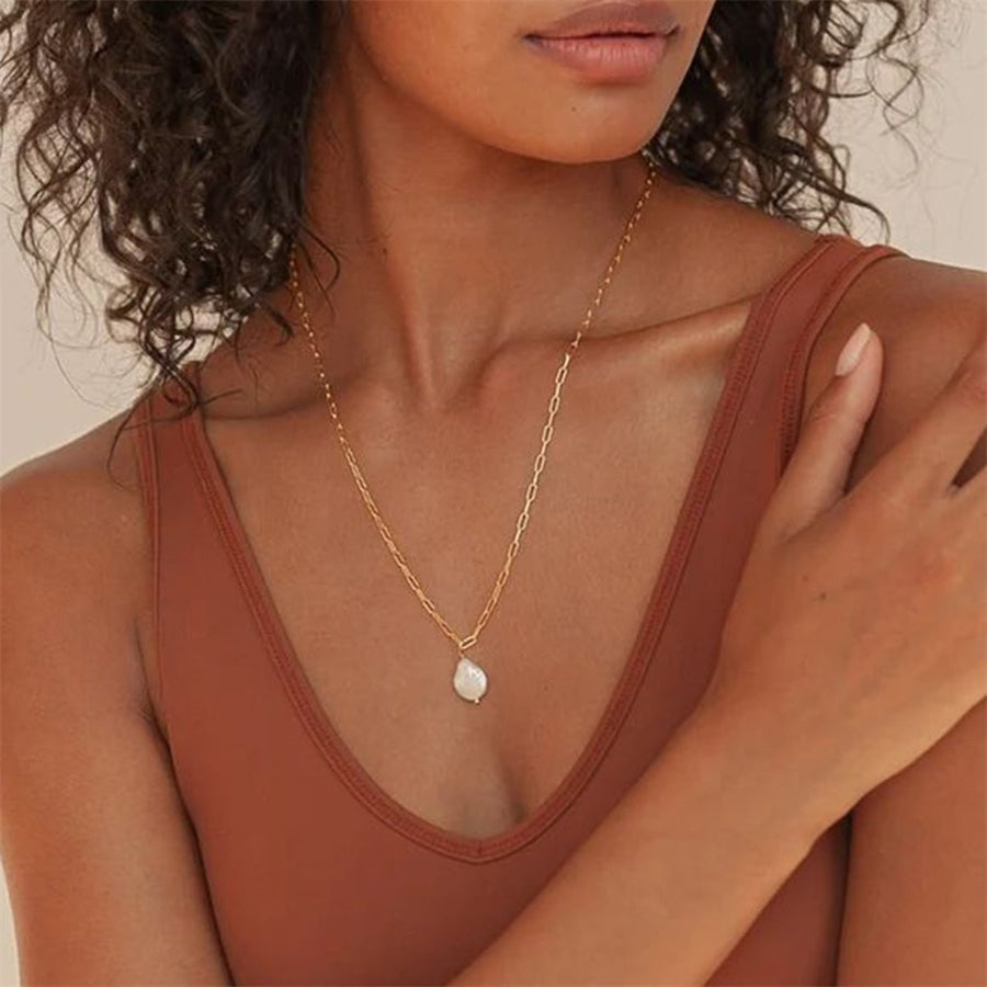 Delaney Pearl Necklace