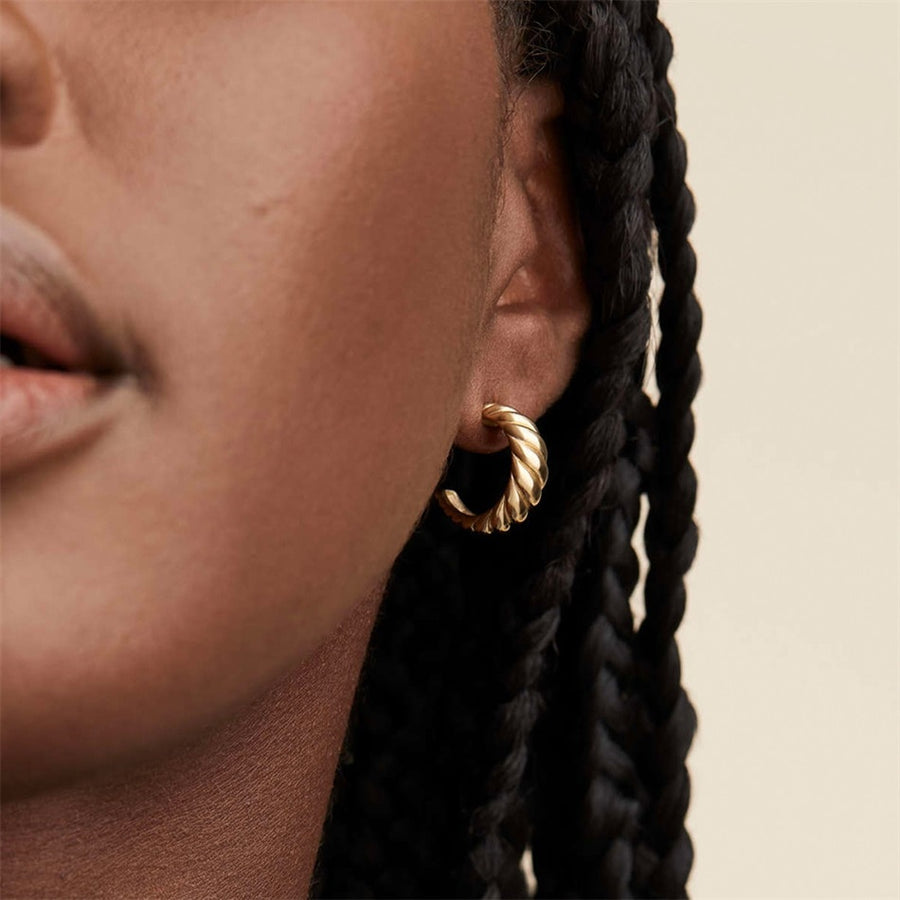 Coil Hoop Earrings