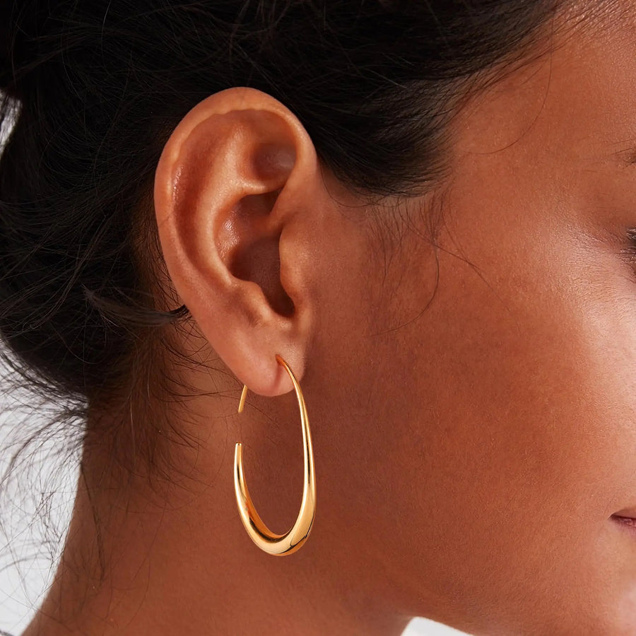 Tilly Teardrop Hoops