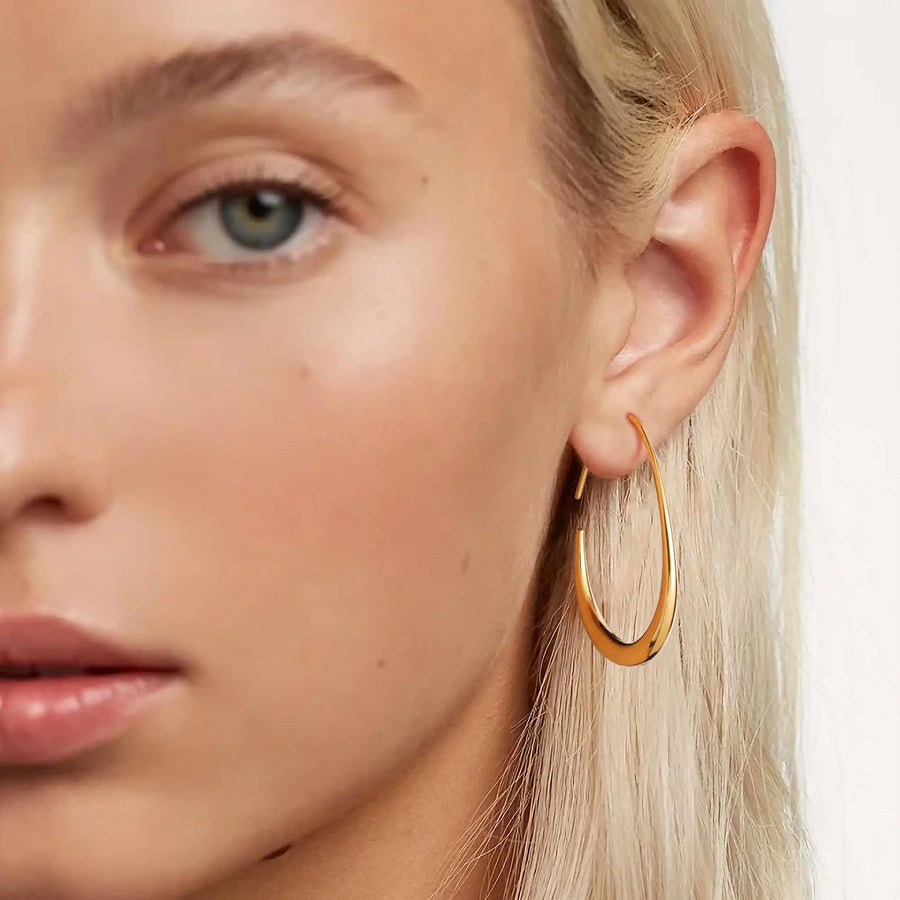 Tilly Teardrop Hoops