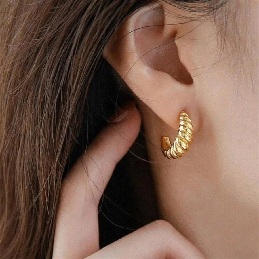 Coil Hoop Earrings