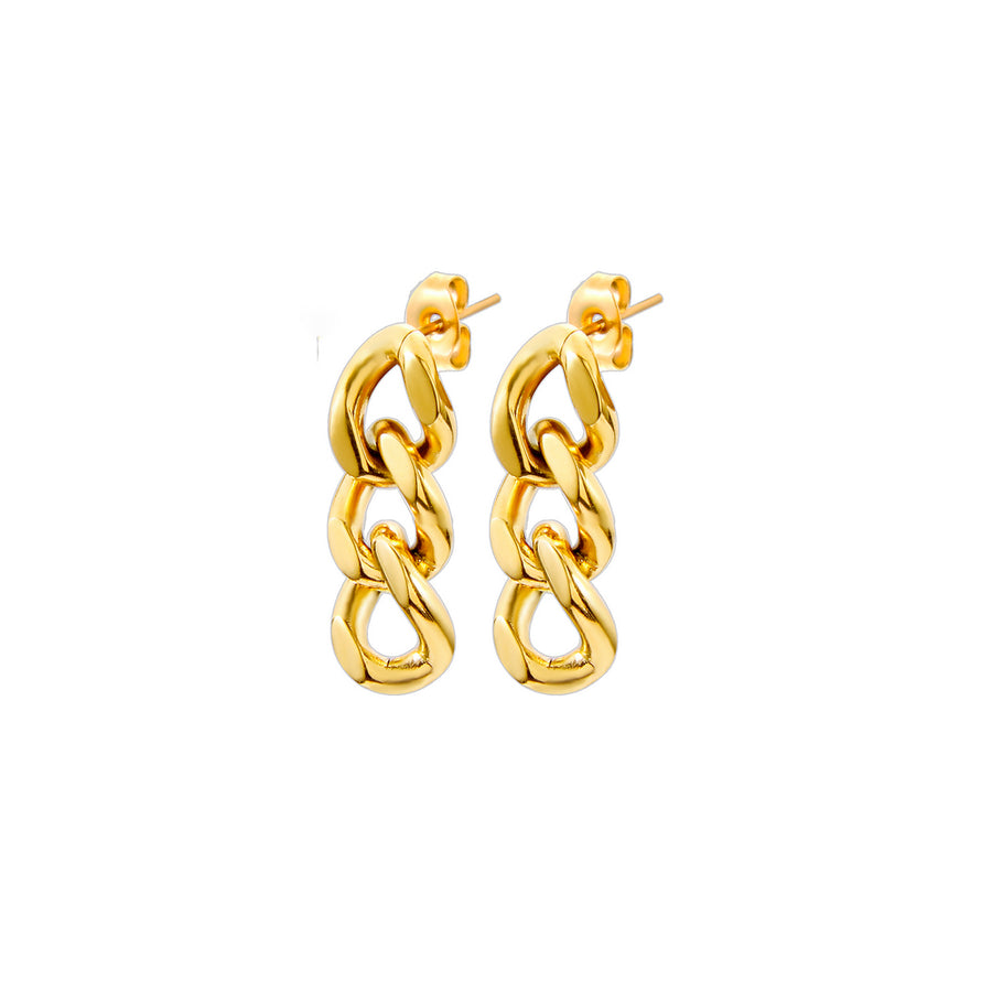 Three-Way Coupling Earrings